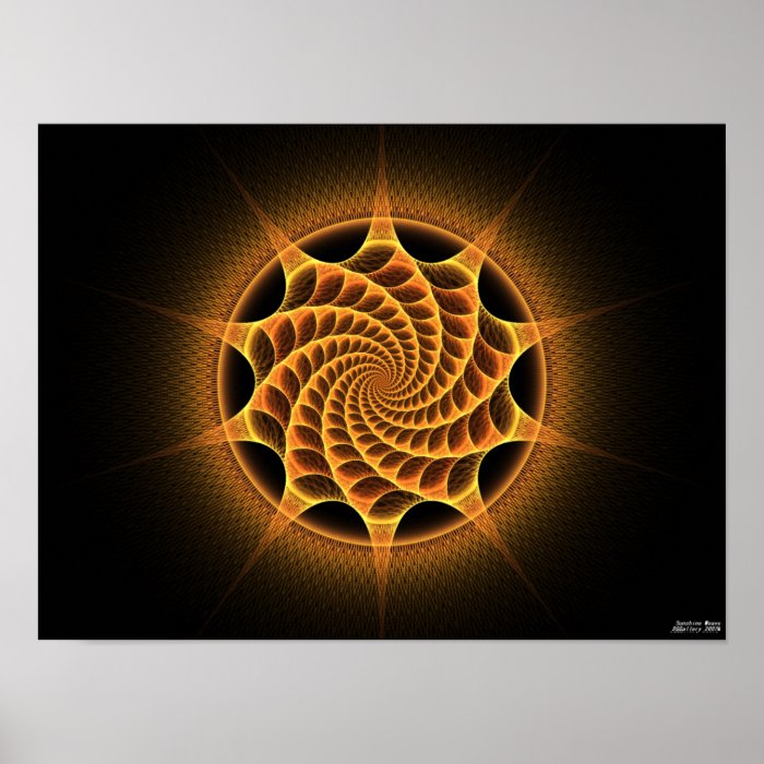 Sunshine Weave Poster