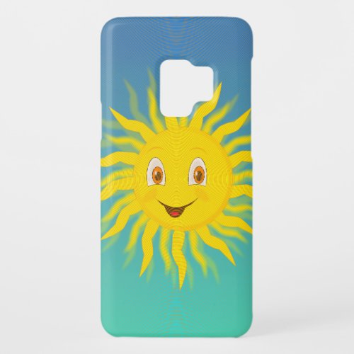 Sunshine With Circular Lines Case_Mate Samsung Galaxy S9 Case