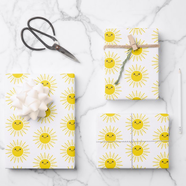 Sunshine Wrapping Paper Sheets (Front)