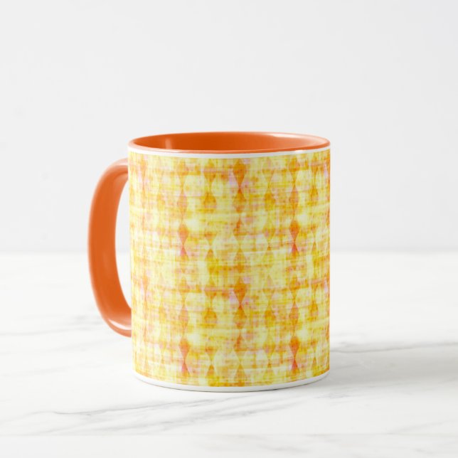 Sunshine yellow and orange mug (Front Left)
