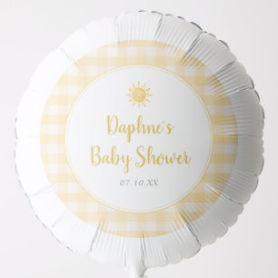 Sunshine Yellow Baby Shower Balloon