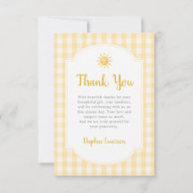 Sunshine Yellow Baby Shower