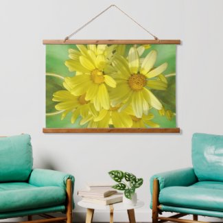 Sunshine Yellow Daisy Flower Power
