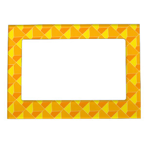 Sunshine Yellow Optical Illusion Magnetic Photo Frame