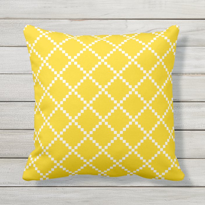 yellow outdoor pillows