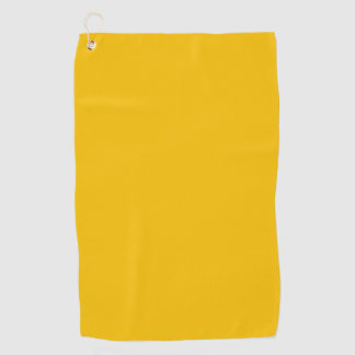 Sunshine Yellow Solid Color Golf Towel
