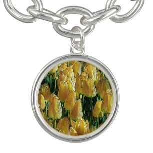 Sunshine Yellow Tulips Bracelet