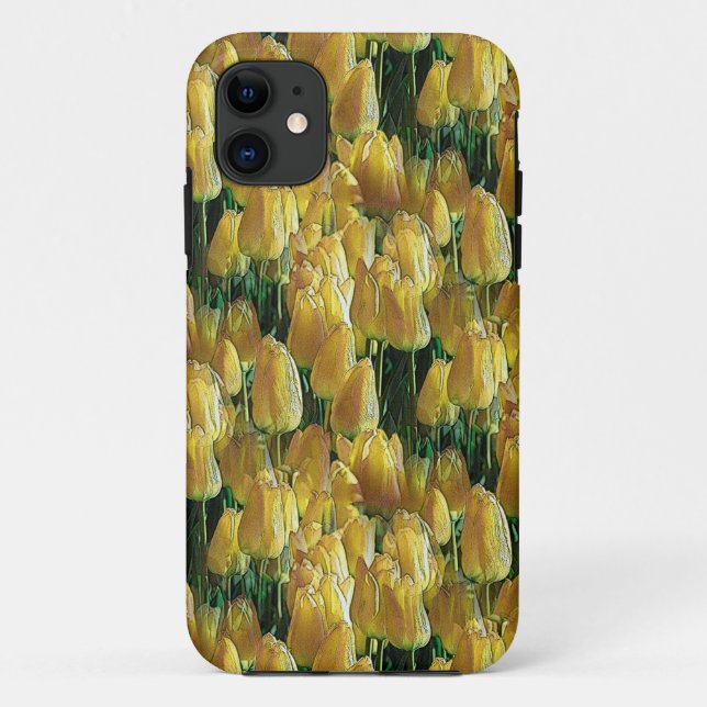 Sunshine Yellow Tulips Case-Mate iPhone Case (Back)
