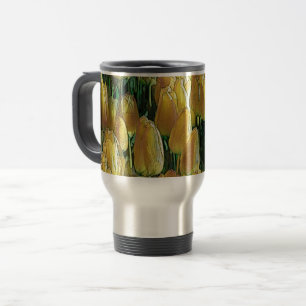 Sunshine Yellow Tulips Travel Mug