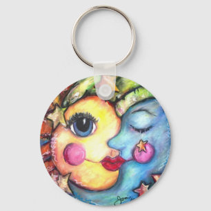 Sunshine & zzz's keychain