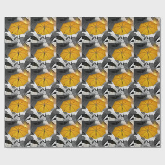 Sunshine's on its way, umbrella avalanche, wrapping paper