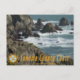 sunspeed Sonoma county coast postcard