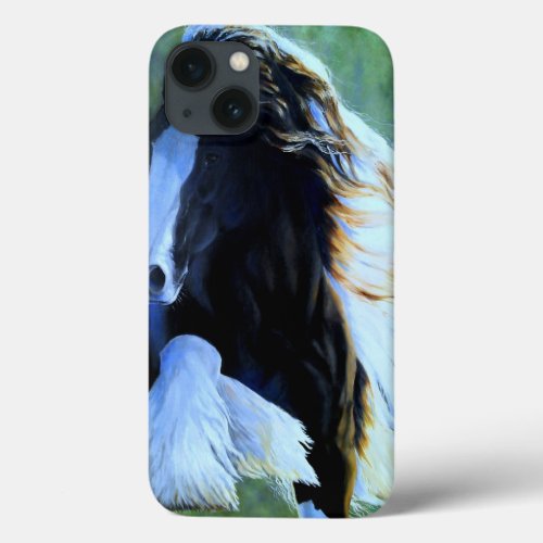 Sunstruck Vanner Gypsy Vanner Cob horse pinto iPhone 13 Case