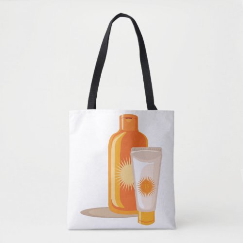 Suntan Lotion Tote Bag