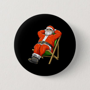 Sunthing Santa Christmas In July Hawaiian Party Sa Button