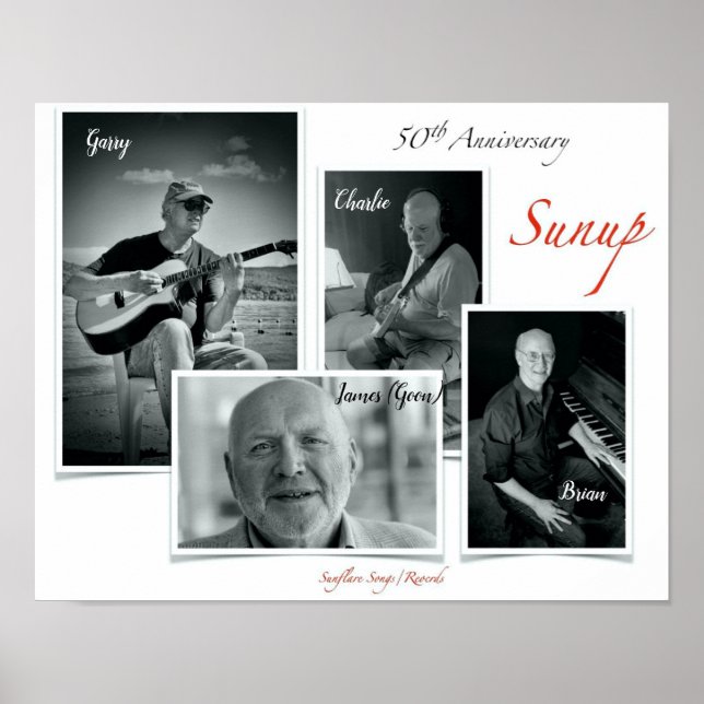 SUNUP 50th Anniversary of Recording Poster (Front)