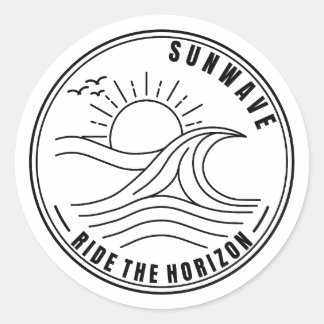 Sunwave Classic Round Sticker