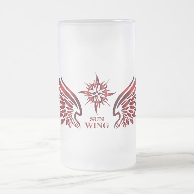 SunWing Beer Glass Frosted Glass Beer Mug (Center)