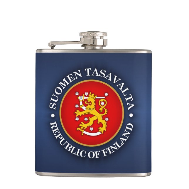 Suomen Vaakuna Flask (Front)