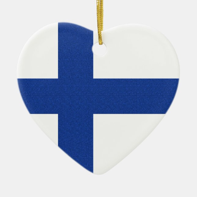 SUOMI FINLAND custom ornament (Front)