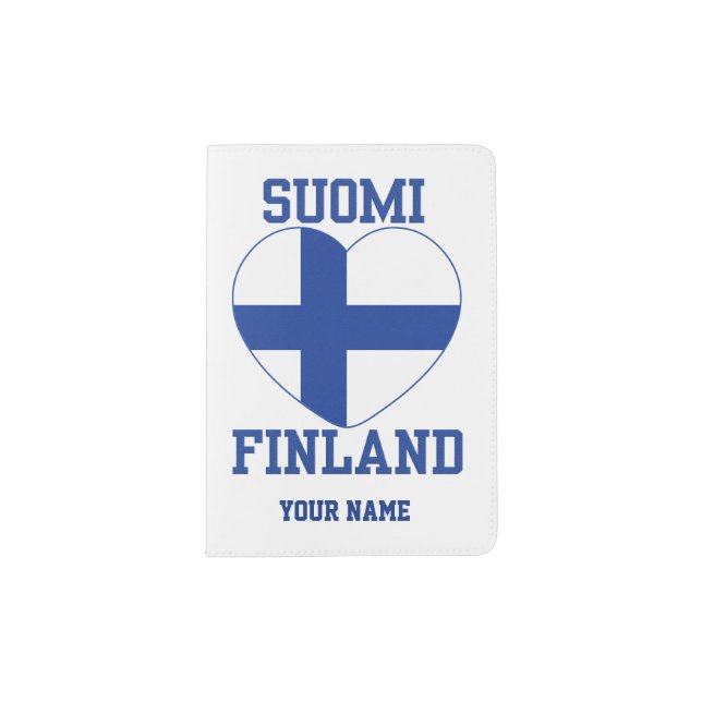 SUOMI FINLAND custom passport cover (Front)