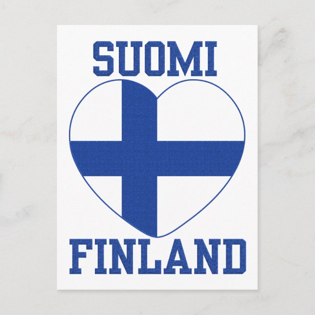 SUOMI FINLAND custom postcard (Front)