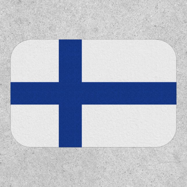 SUOMI FINLAND FLAG PATCH (Front)