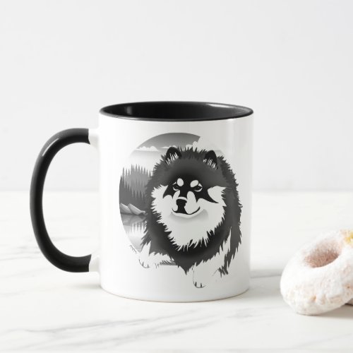 SUOMI_ Finnish Lapphund  11 ounce mug
