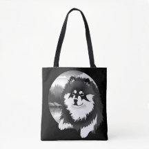 SUOMI- Finnish Lapphund  tote or crossbody bag 