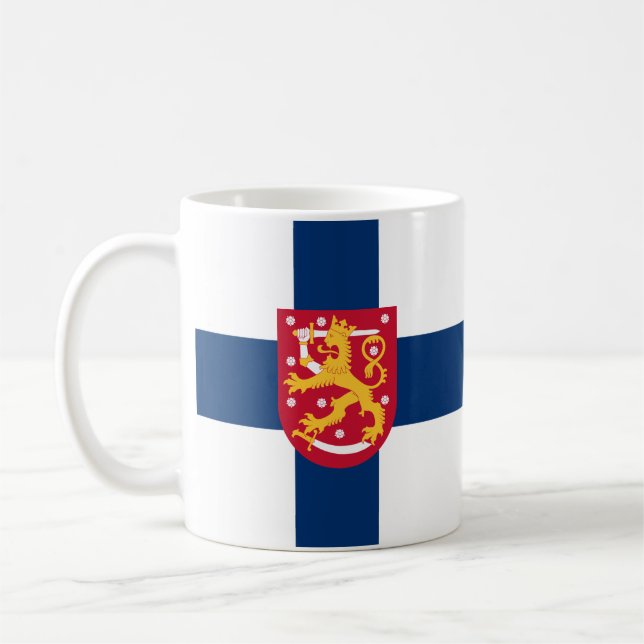 Suomi Flag Coffee Mug (Left)