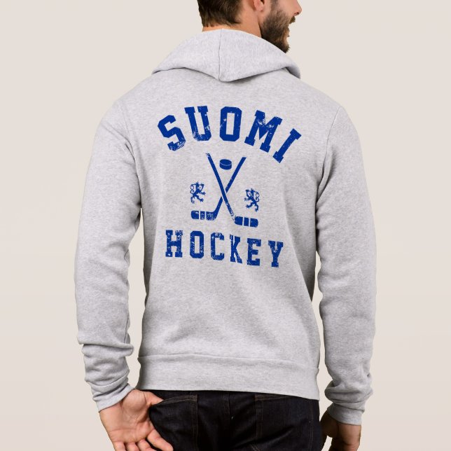 Suomi Ice Hockey Hoodie (Back)
