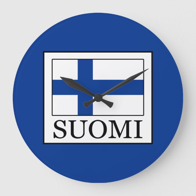 Suomi Large Clock (Front)