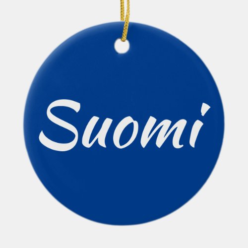 Suomi Ornament  Finnish Ornament  Christmas