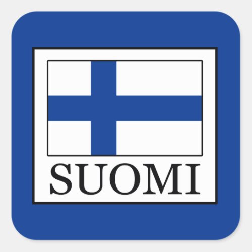 Suomi Square Sticker