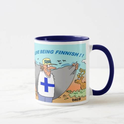 SUOMI  SUOMALAINEN  FINNISH  FINLAND MUG