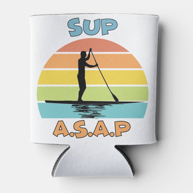 SUP ASAP Stand Up Paddling Can Cooler (Front)