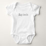 Sup Bruh Minimalist Typographical Baby Bodysuit