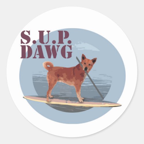 SUP Dawg sticker