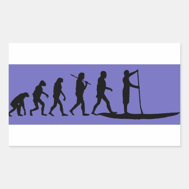SUP Evolution Rectangular Sticker (Front)