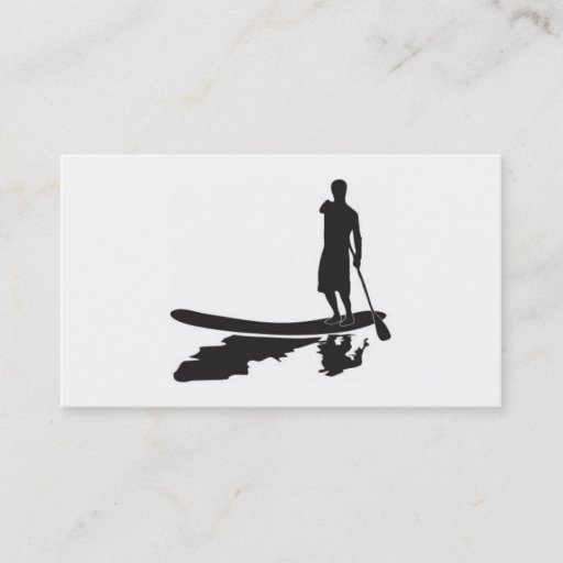 Customizable SUP FITNESS BUSINESS CARD TEMPLATES