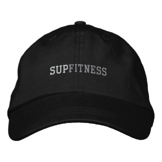 SUP FITNESS EMBROIDERED BASEBALL HAT