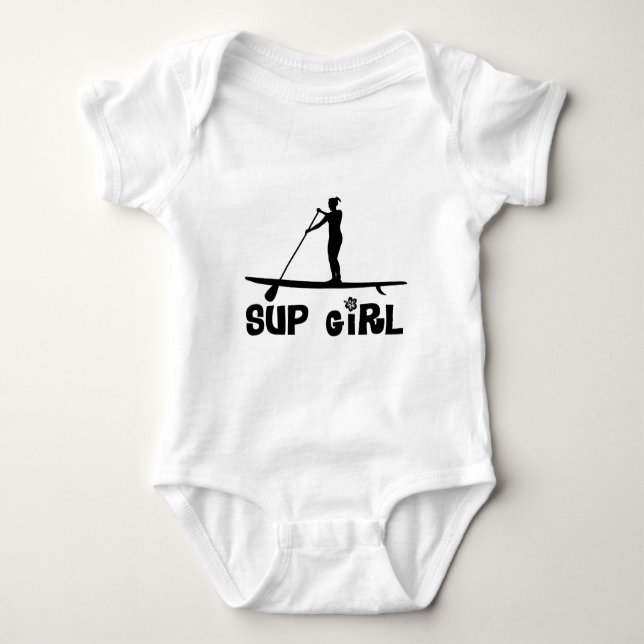 SUP Girl Baby Bodysuit (Front)