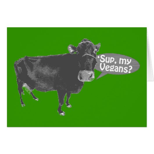 'sup my vegans cards (Front Horizontal)