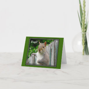 S'up?- notecard