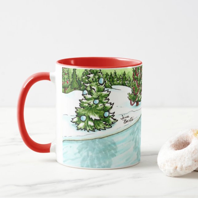 SUP Snowman Mug (With Donut)