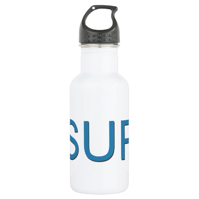 SUP (Stand Up Paddleboarding) Stainless Steel Water Bottle (Front)