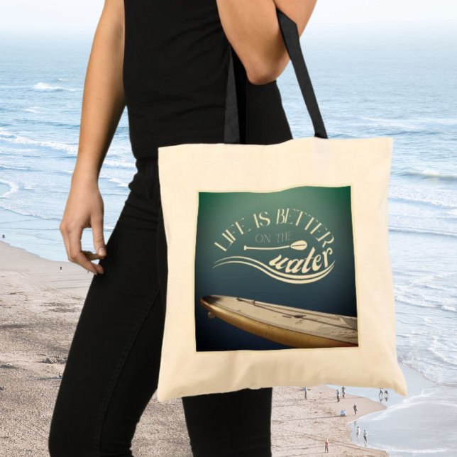 SUP stand up paddling accessory retro Tote Bag (Creator Uploaded)