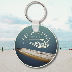 SUP stand up paddling decoration retro Keychain