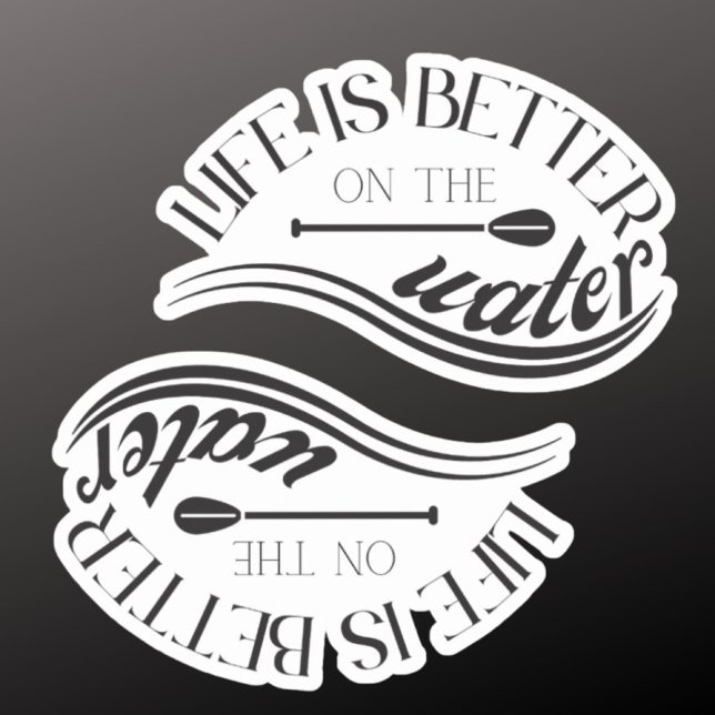 SUP stand up paddling decoration  Sticker (Creator Uploaded)