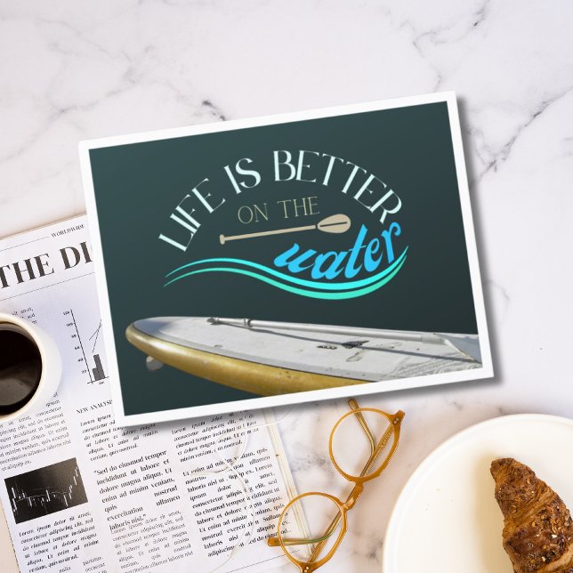 SUP stand up paddling vacation holiday Postcard (Creator Uploaded)